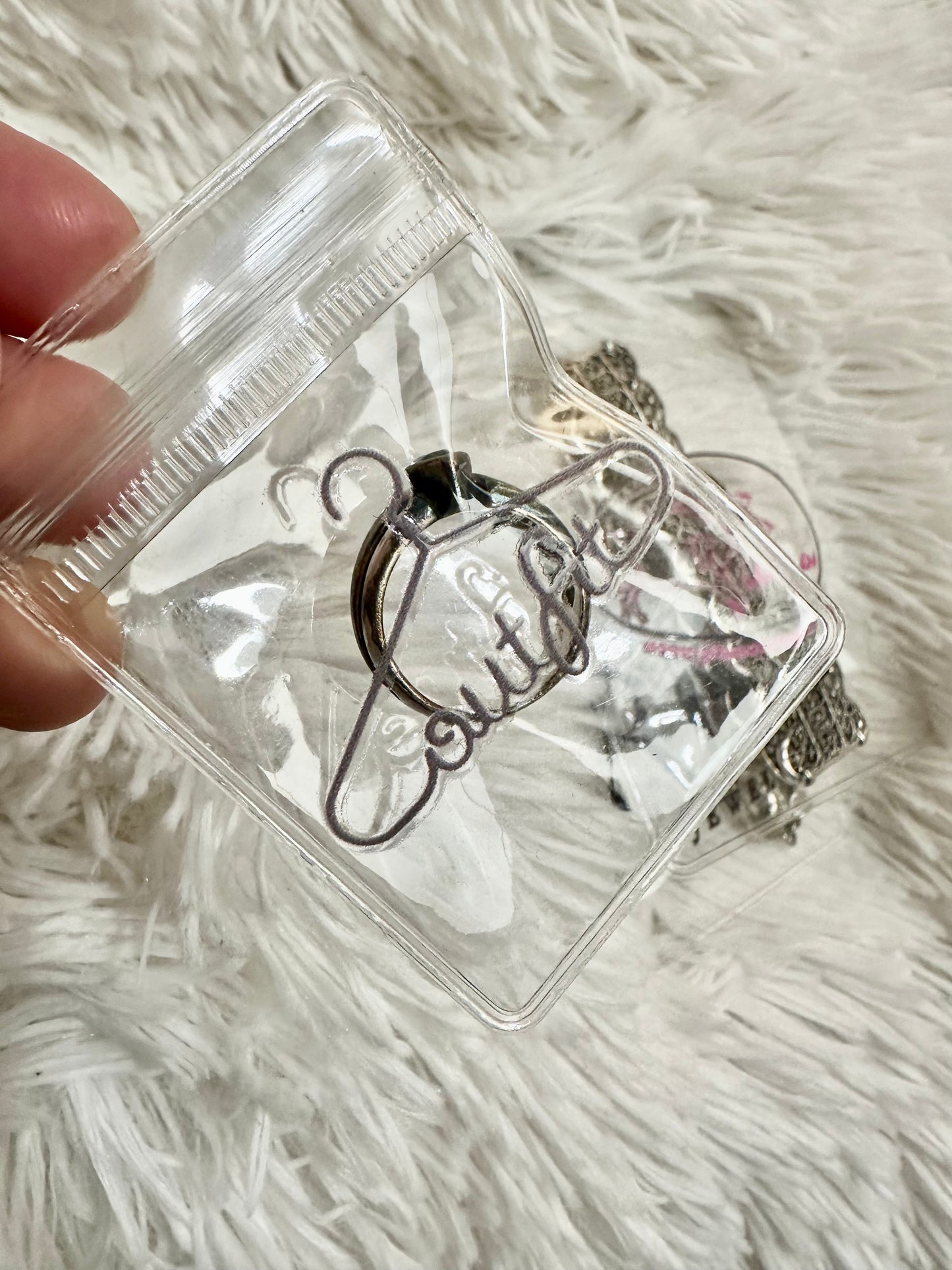 Custom Small Plastic Bags, 100 Pcs Mini Baggies, Clear Plastic Jewelry Zip Bags, Thick Self Sealing OPP Bags, Clear Zip lock Bags, Resealable Poly Bags for Pill, Beads, Screws, Packaging