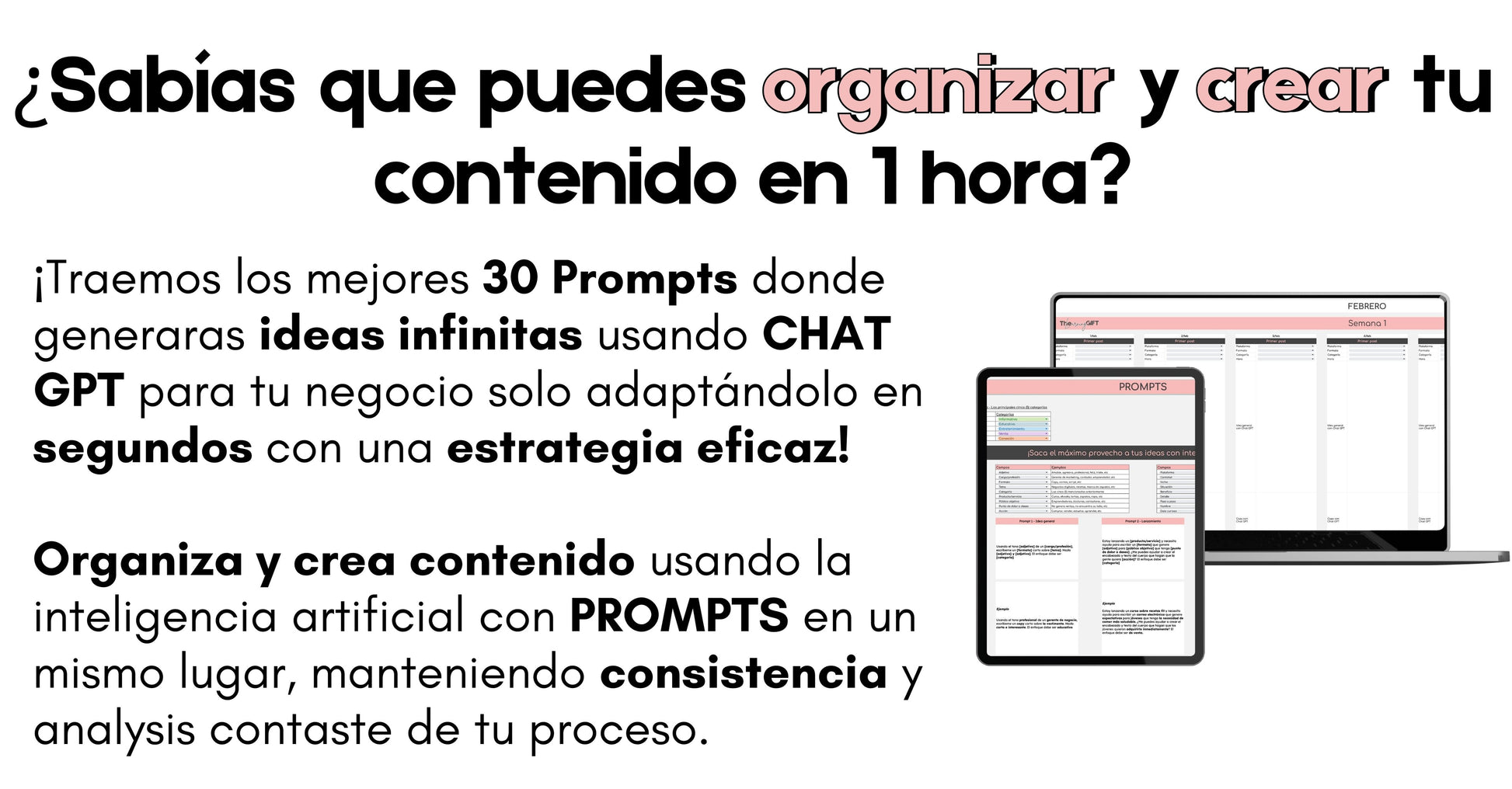 Curso Online: Creación, Planificación y Crecimiento con Estrategias Simples de Contenido Usando Inteligencia Artificial