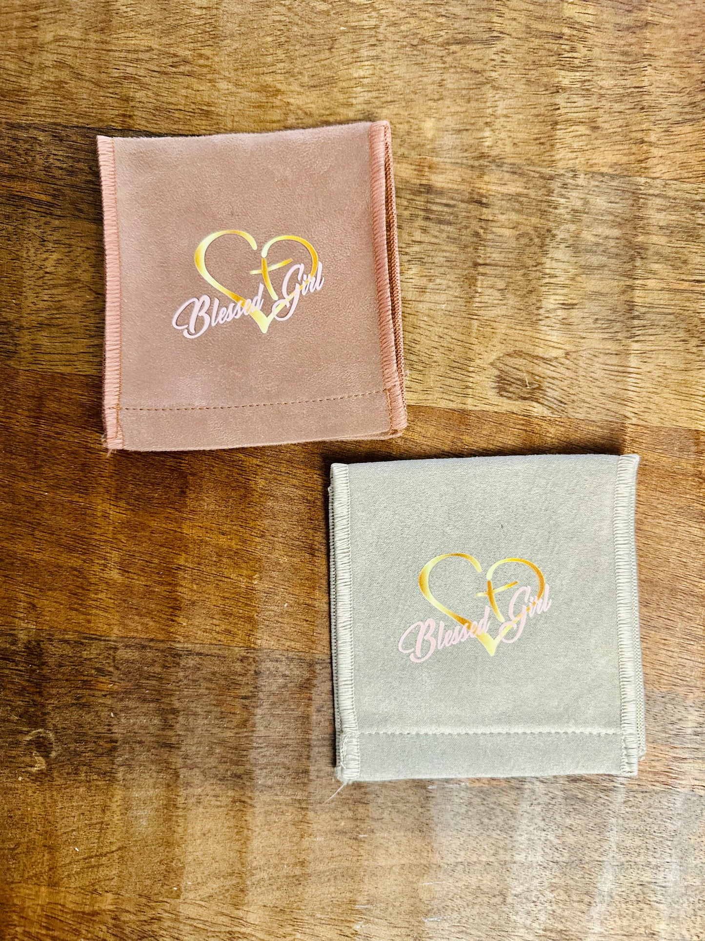 Envelop Microfiber Jewelry Pouch 8x8 cm, Luxury Small Jewelry Gift Bags