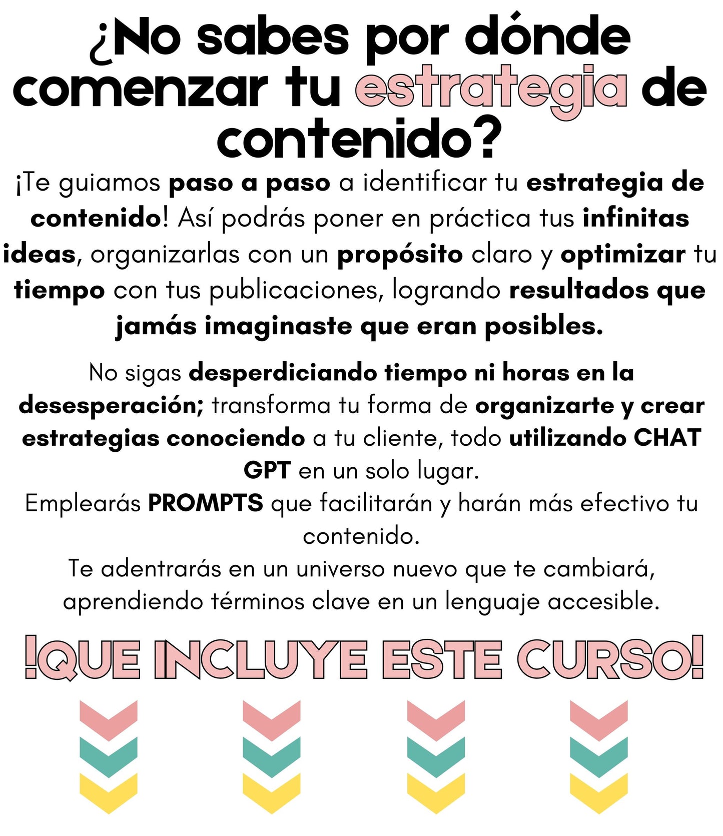 Curso Online: Creación, Planificación y Crecimiento con Estrategias Simples de Contenido Usando Inteligencia Artificial