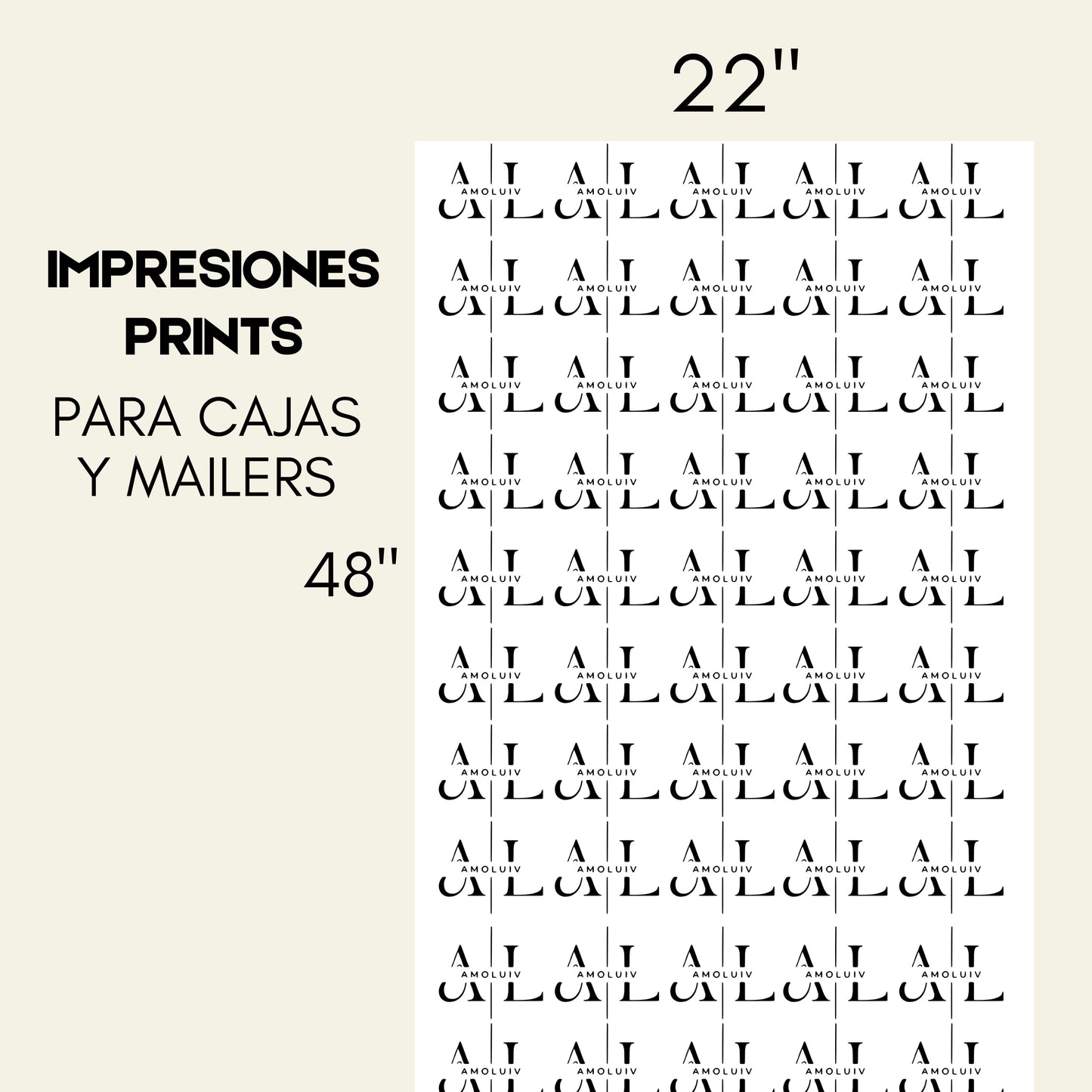 Prints for Mailers and Shipping boxes