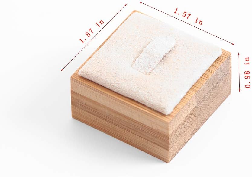 KOKI Bamboo Necklace, Earing and Bracelet Display Stand for Selling,Chain Necklace Holder Rack for Show,Jewelry Organizer