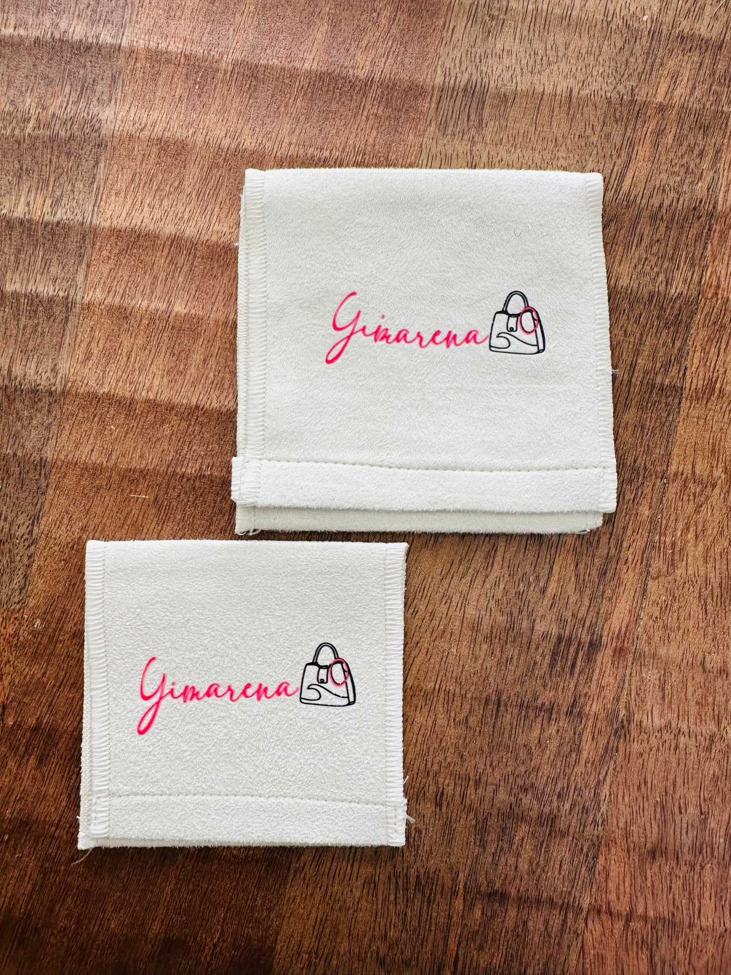 Envelop Microfiber Jewelry Pouch 8x8 cm, Luxury Small Jewelry Gift Bags