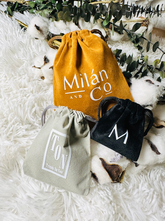 Custom Velvet Luxury Bags - Pack of 100