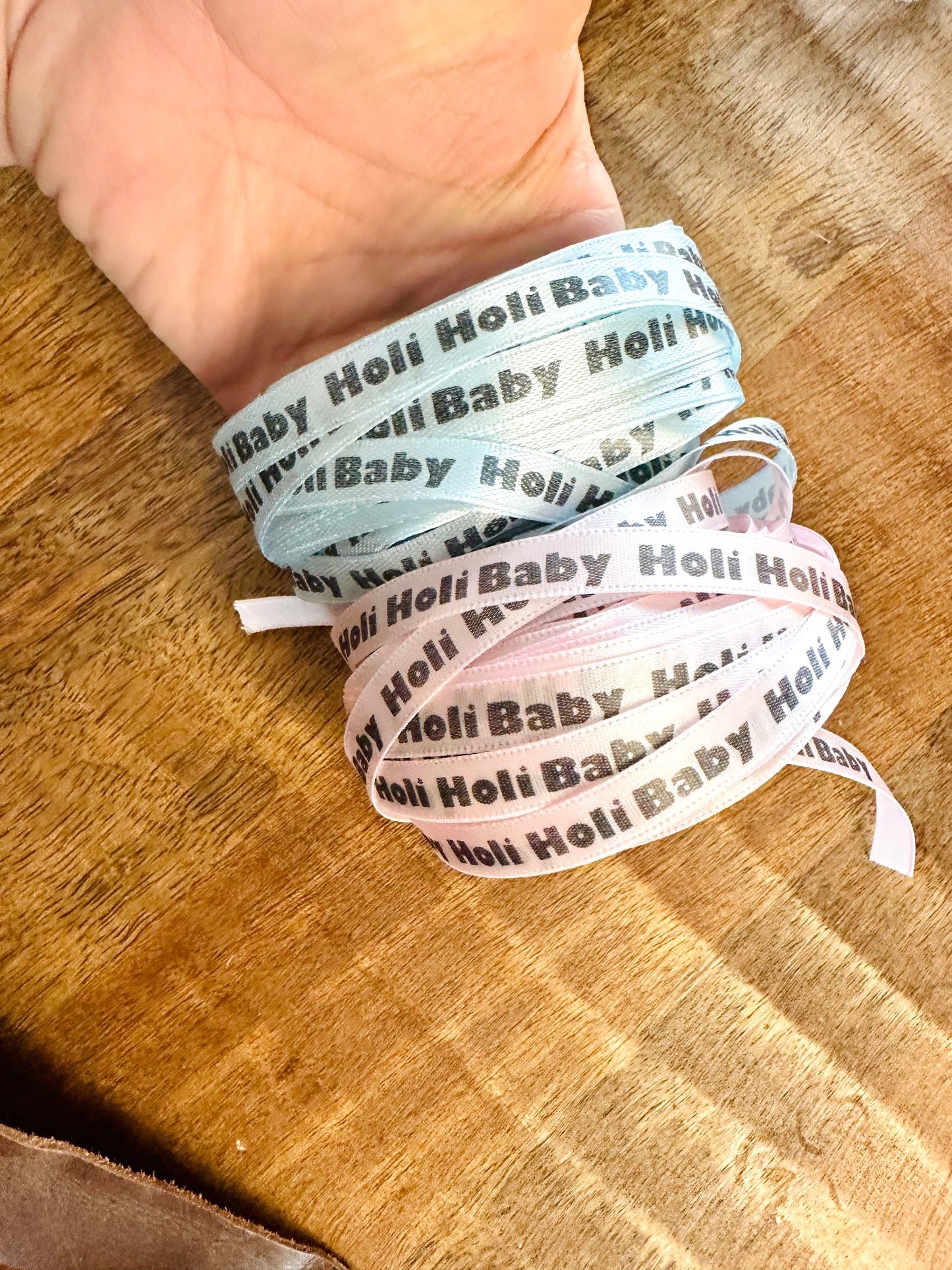 Custom Metallic Hot Print  Ribbon 3/8" - 7/8" - 1.5" inches