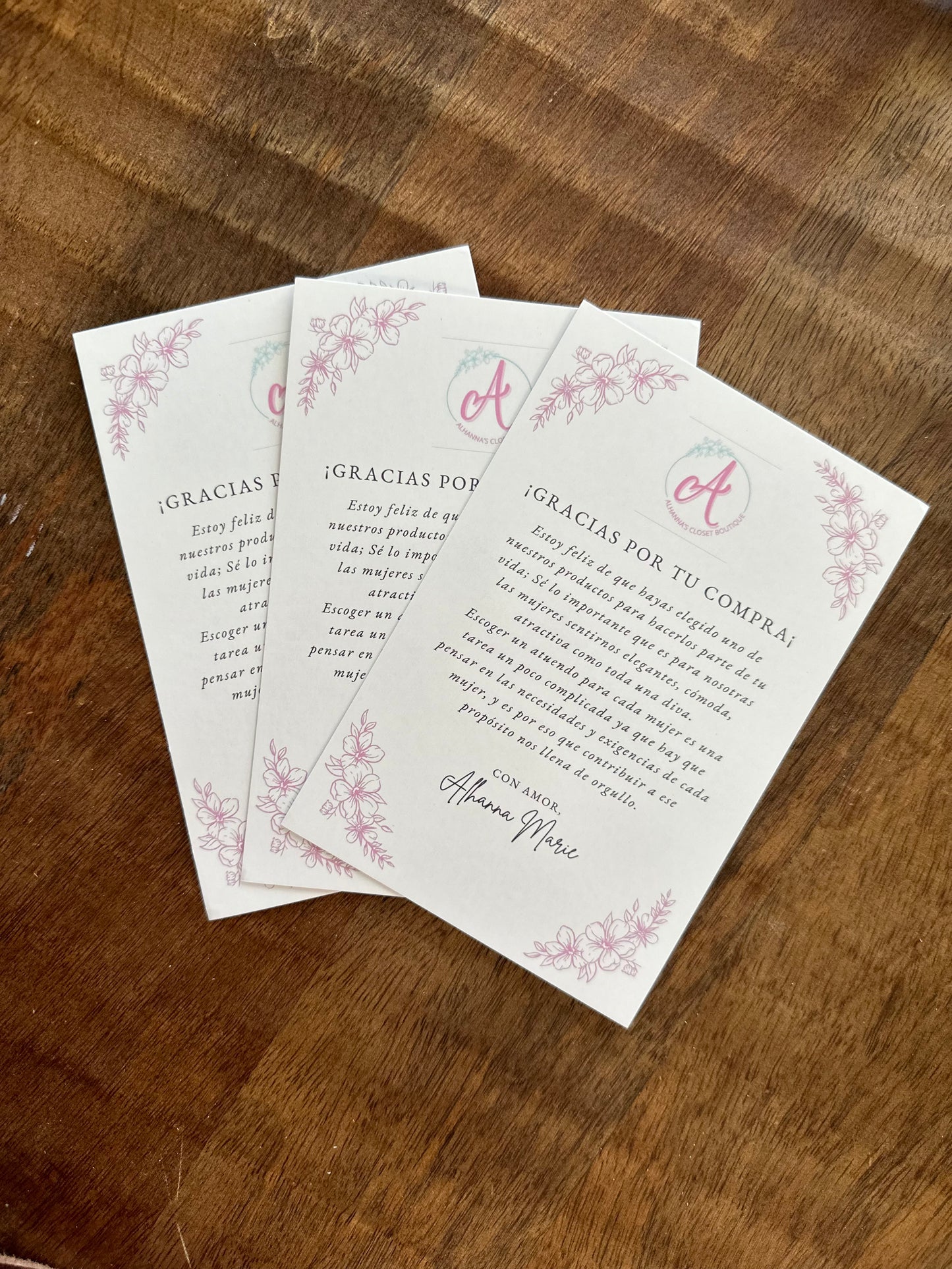 Thank You Cards - 250 Cards