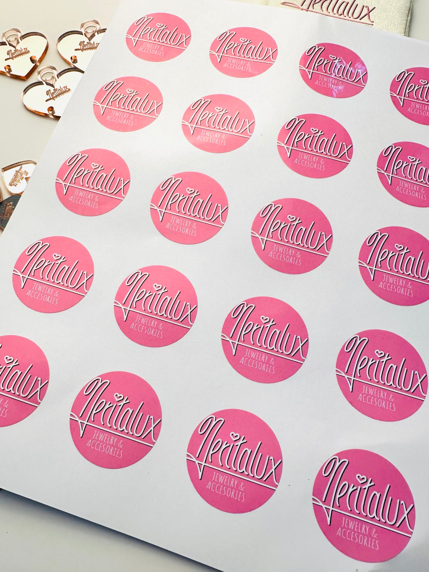 Glossy Custom Round Stickers