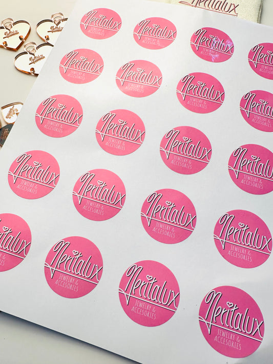 Glossy Custom Round Stickers