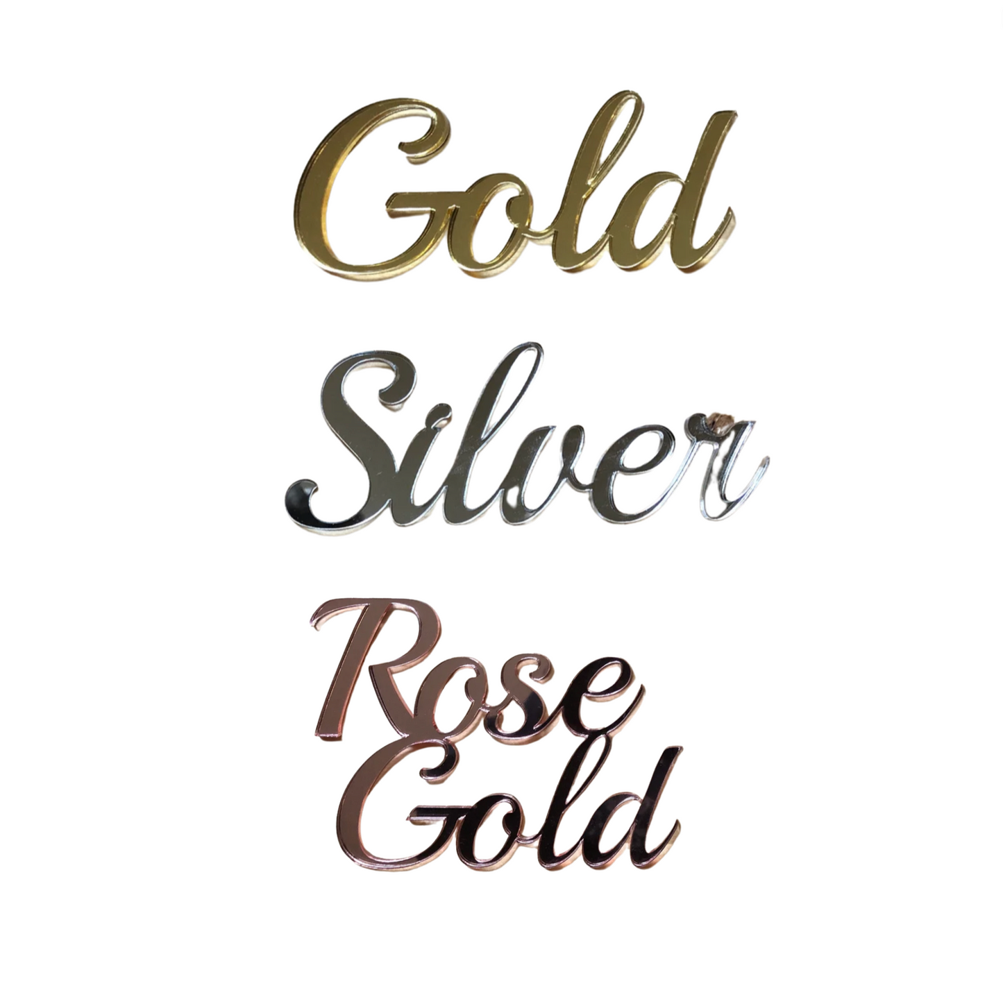 Custom Jewelry Acrylic Tags (100 Units Pack)