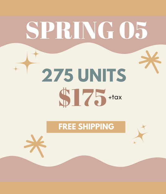 SPRING 2025 - 275 units Jewelry pack