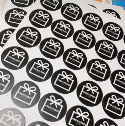 Glossy Custom Round Stickers