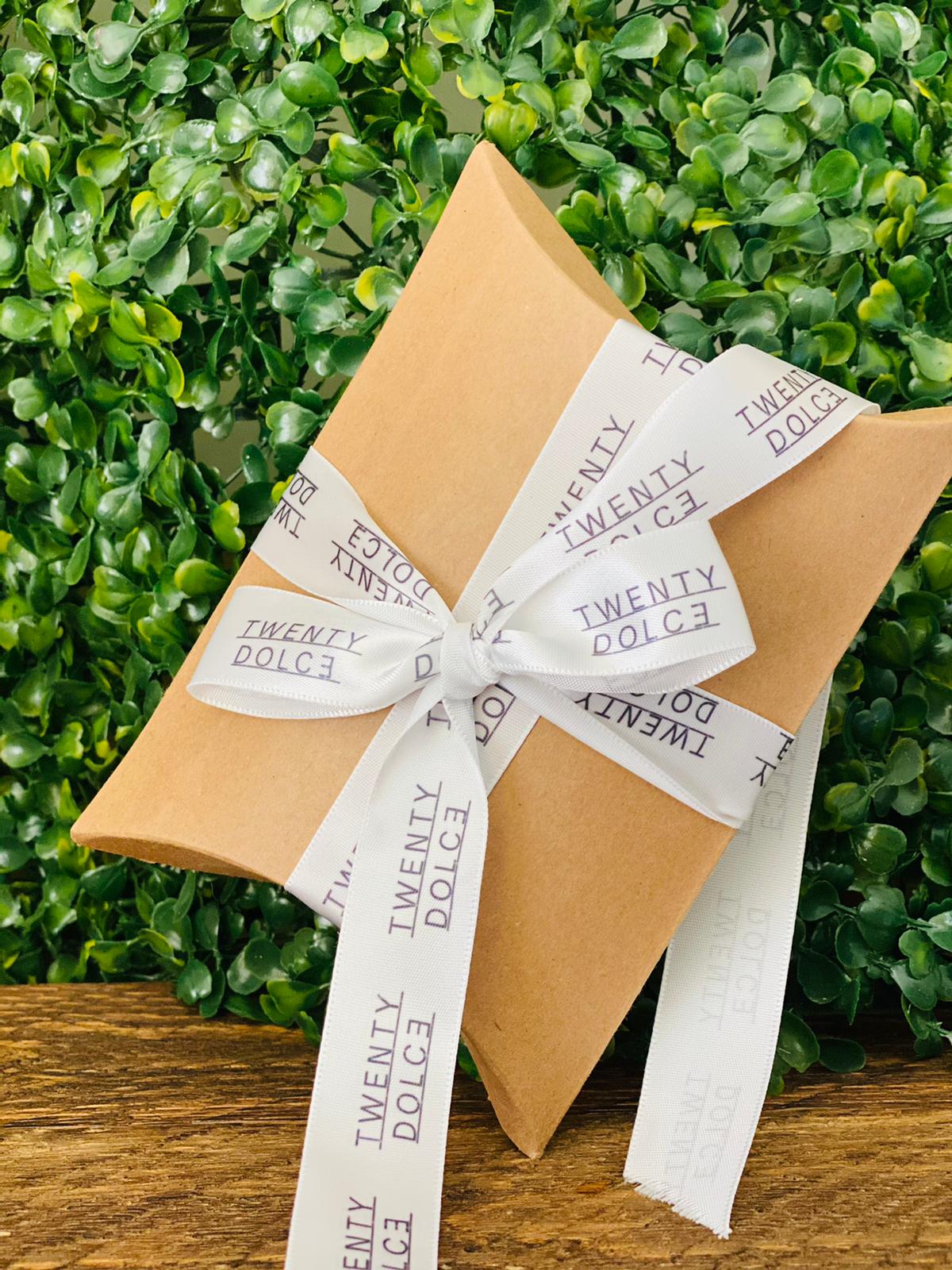 Custom White Satin Ribbon