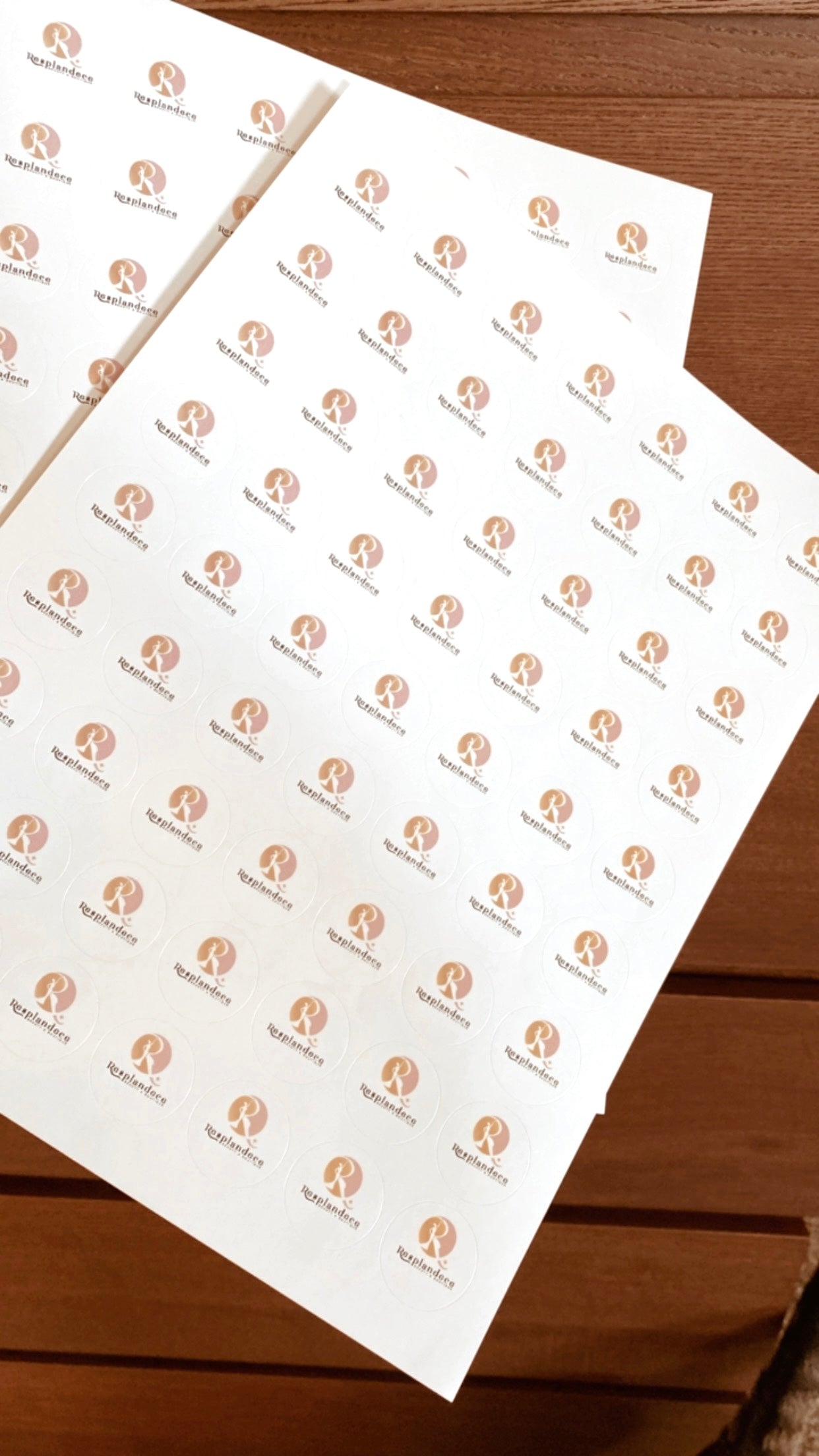 Glossy Custom Round Stickers