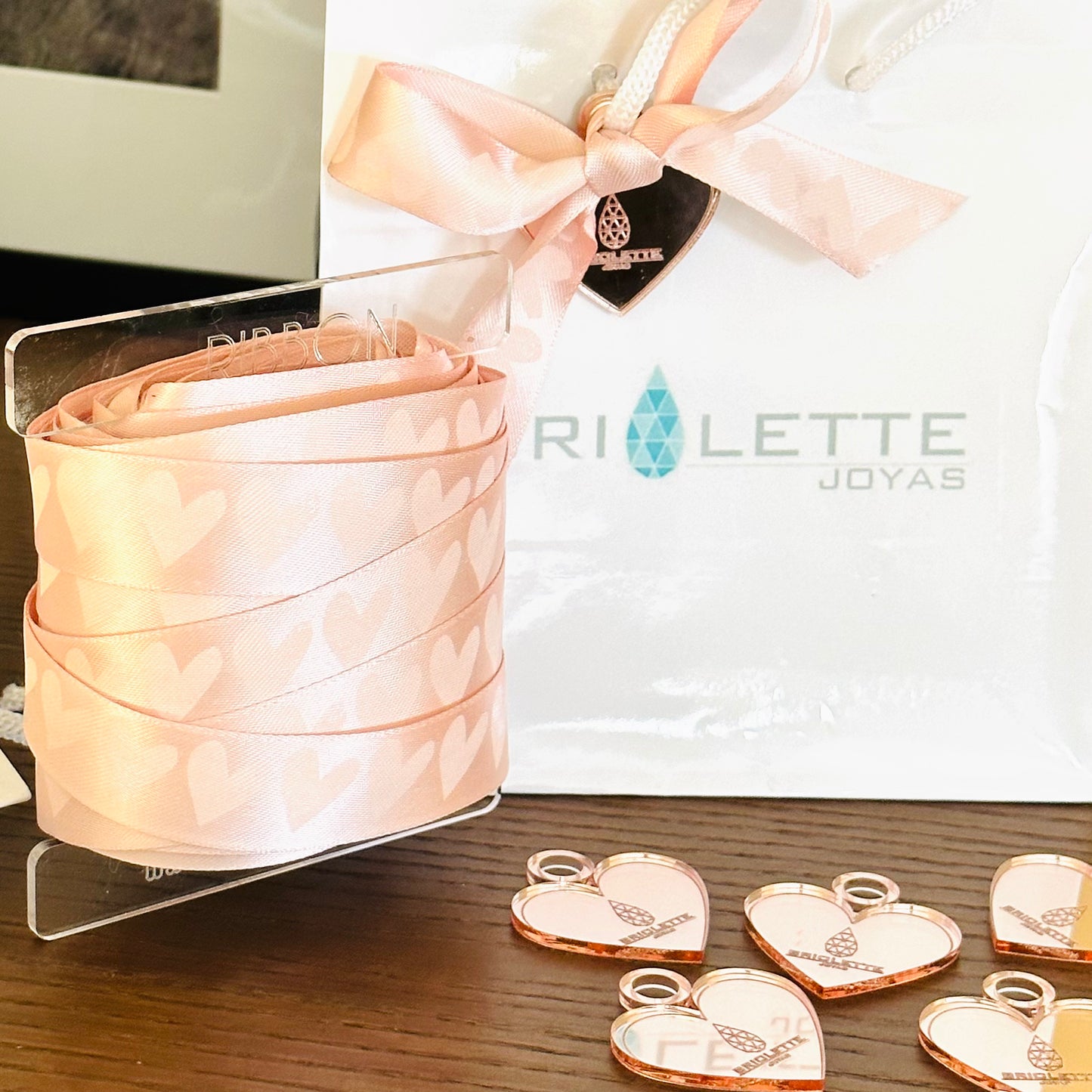 Custom Metallic Hot Print  Ribbon 3/8" - 7/8" - 1.5" inches