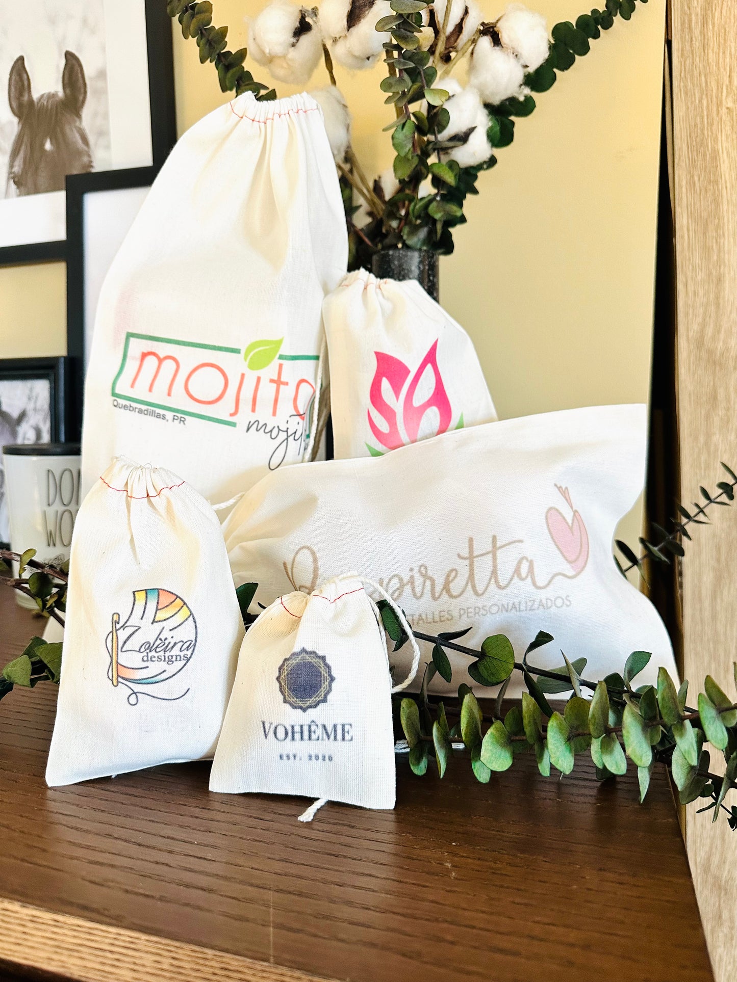 Custom Cloth Bags - Pack of 25/50 bags