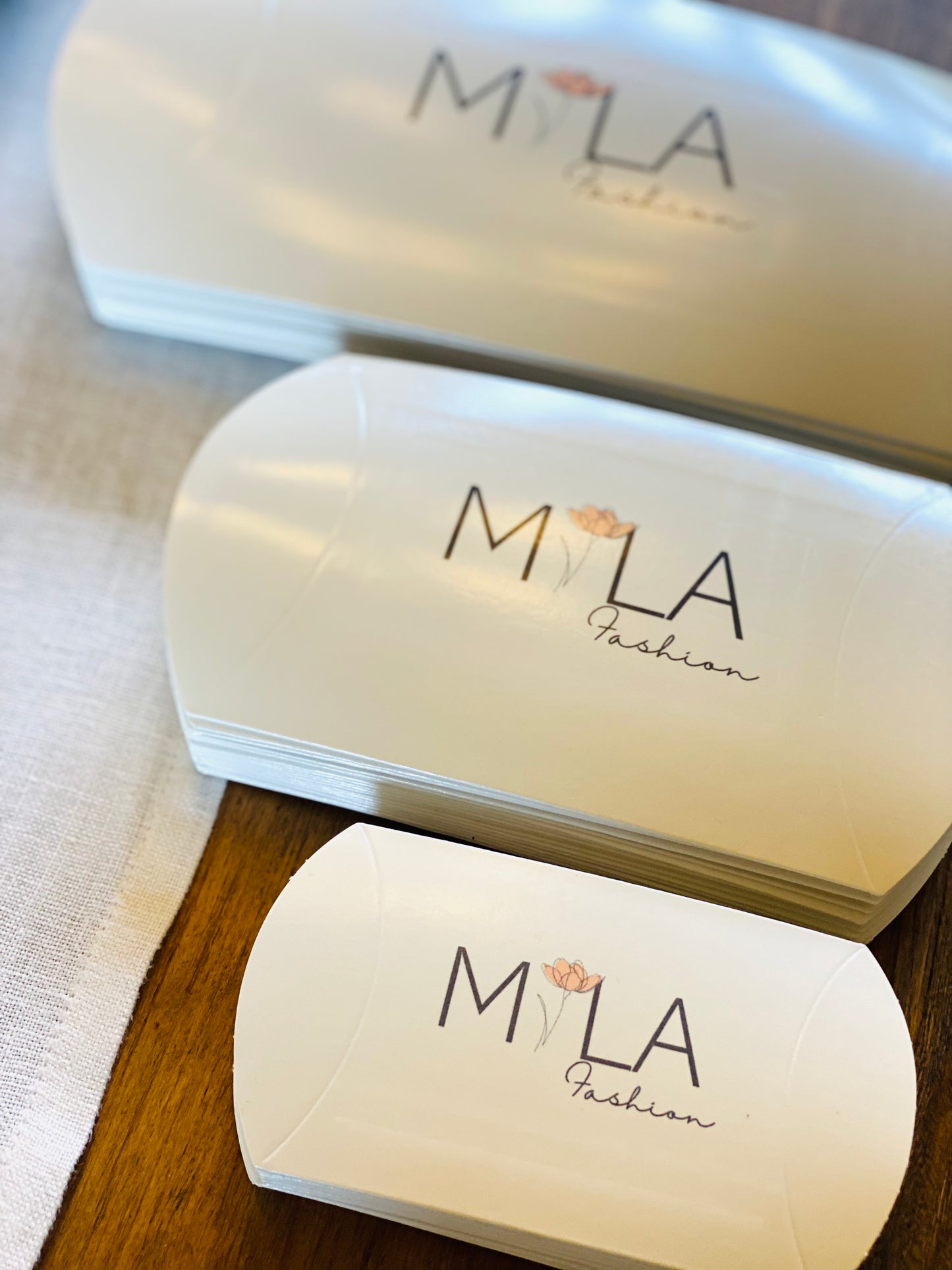 Custom Pillow Boxes - 40 Units