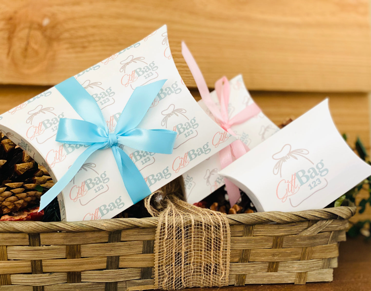 Custom Pillow Boxes - 40 Units