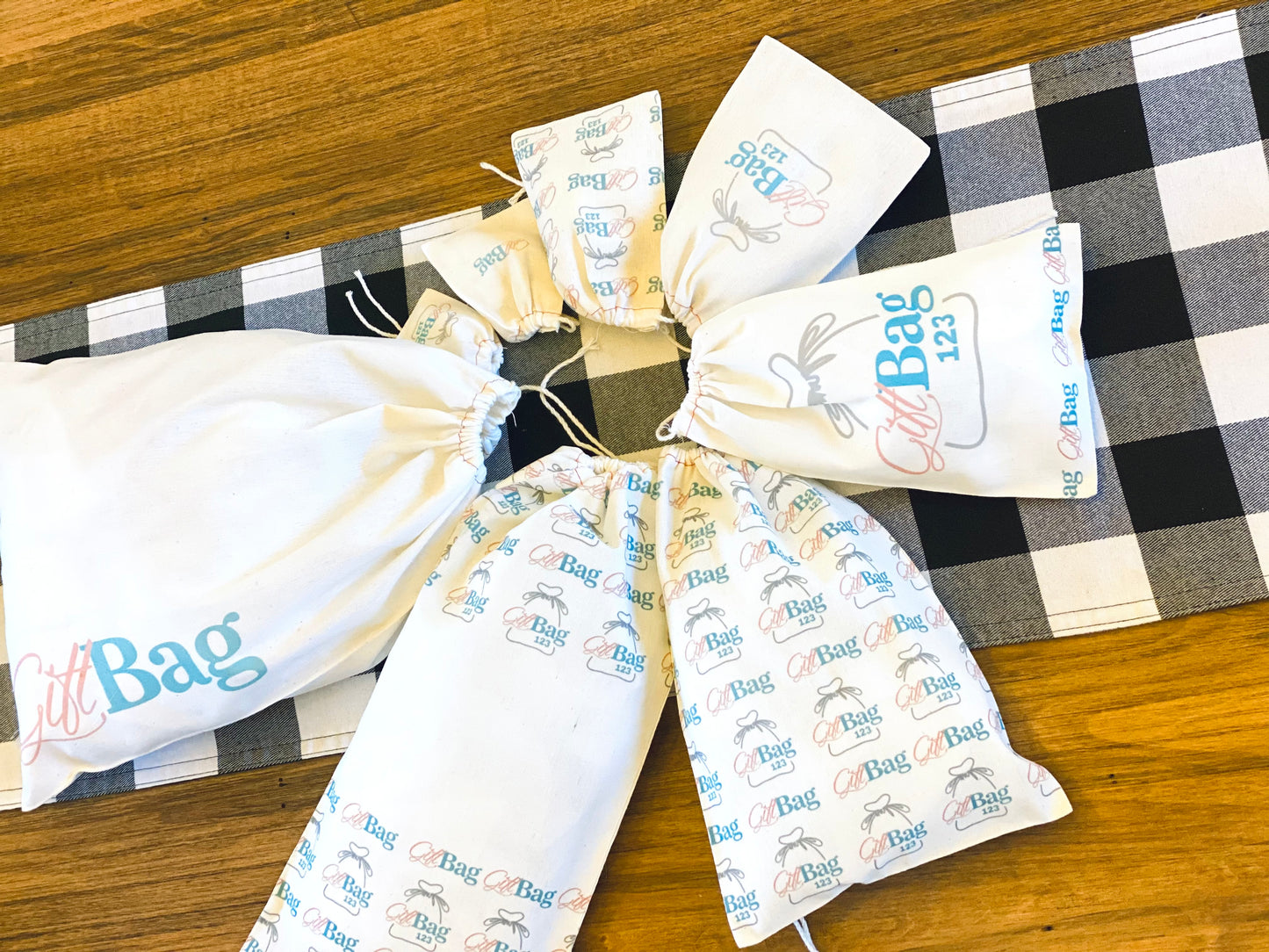 Custom Cloth Bags - Pack of 25/50 bags