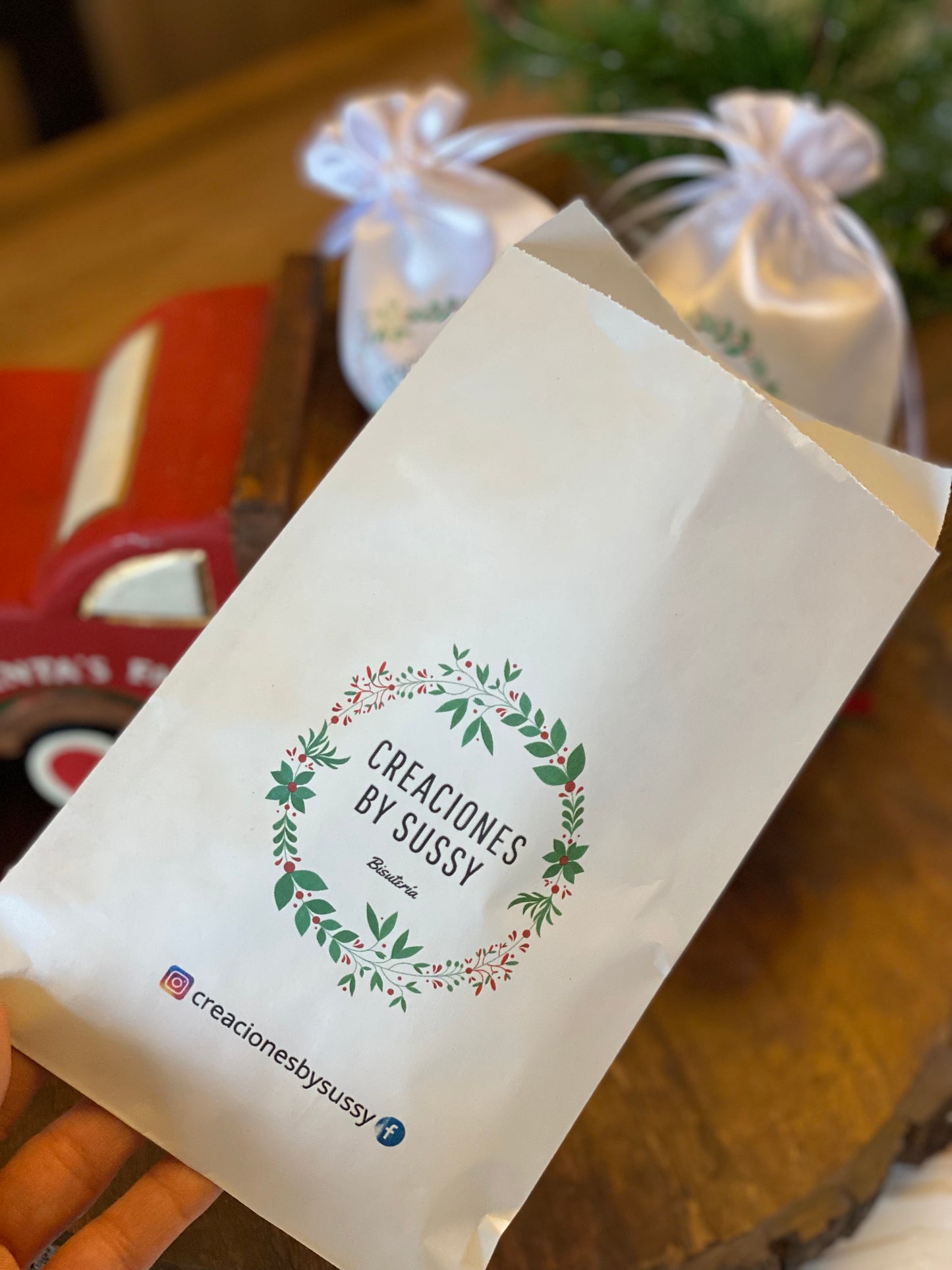 Custom Flat Merchandise Paper Bags - Pack of 50