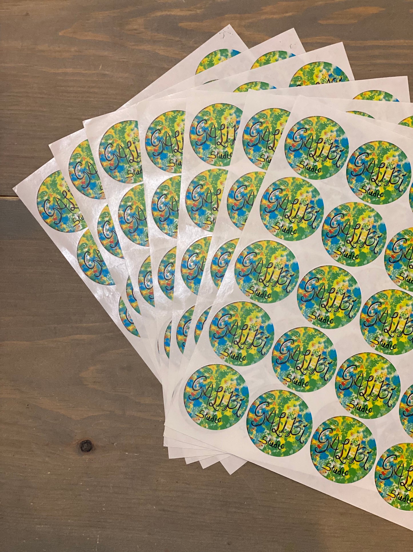 Glossy Custom Round Stickers