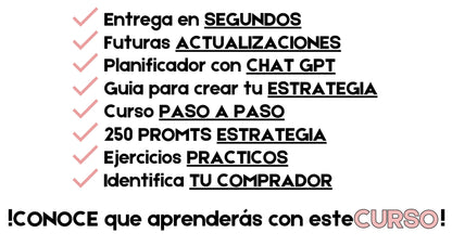 Curso Online: Creación, Planificación y Crecimiento con Estrategias Simples de Contenido Usando Inteligencia Artificial