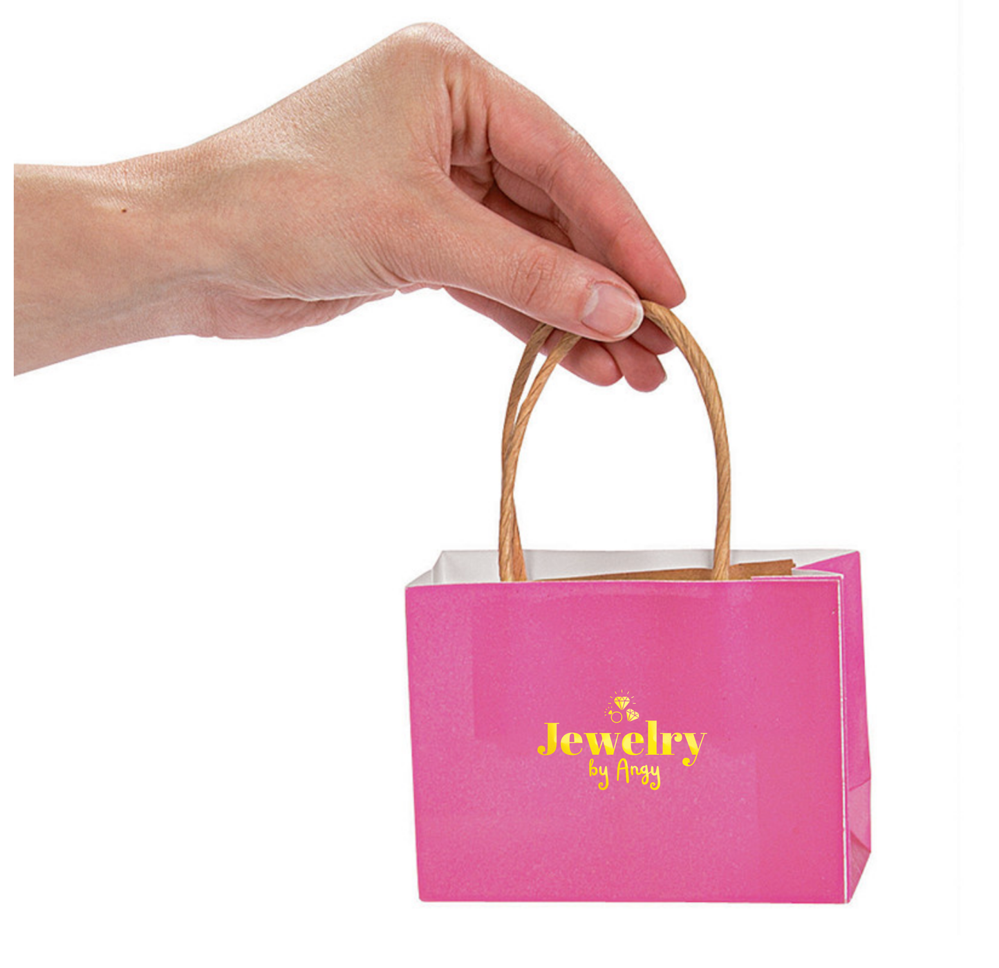 Mini Paper Bags Custom 96 units plus 96 Tissue Paper