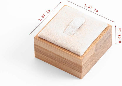 KOKI Bamboo Necklace, Earing and Bracelet  Display Stand for Selling,Chain Necklace Holder Rack for Show,Jewelry Organizer