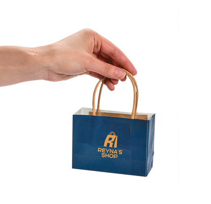 Mini Paper Bags Custom 96 units plus 96 Tissue Paper