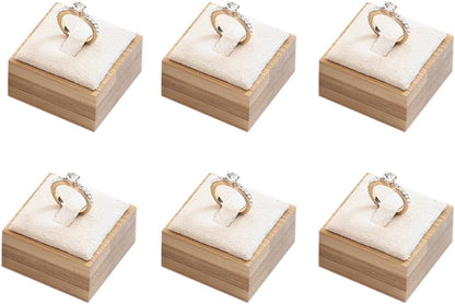 KOKI Bamboo Necklace, Earing and Bracelet  Display Stand for Selling,Chain Necklace Holder Rack for Show,Jewelry Organizer
