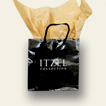 Custom Colored Glossy Paper Shopping bags - 100 Bags