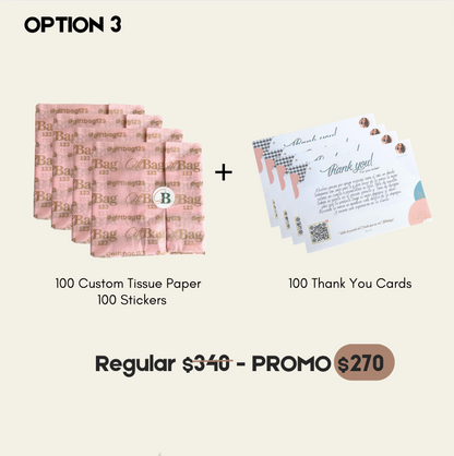 MIX AND MATCH Pack - 1000 Units Combo Business Packaging