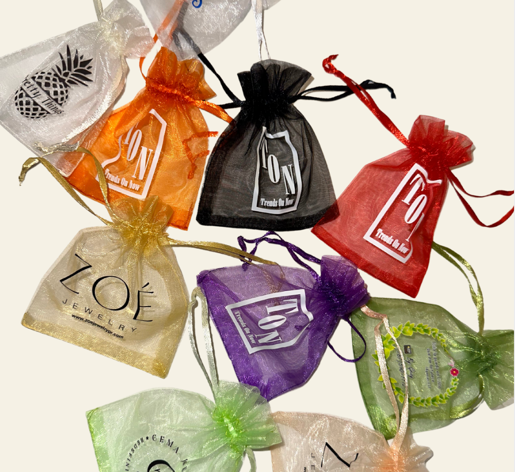 100 pack Custom Organza Bags